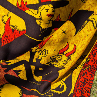 Witches Don't Die Knitted Blanket
